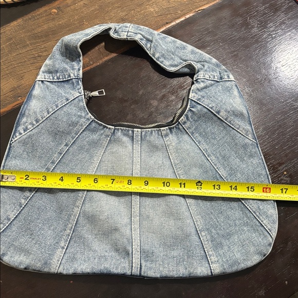 Denim Hobo Bag purse - Picture 8 of 10